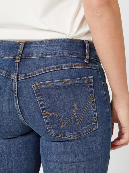 Wrangler Women's Aura Mid-Rise Instantly Slimming Jeans
