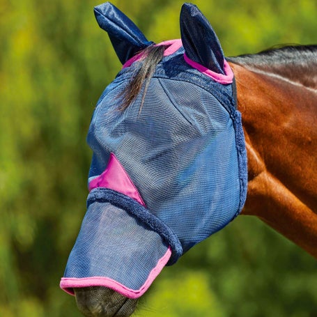 WeatherBeeta ComFiTec Deluxe Mesh Fly Mask Ears & Nose