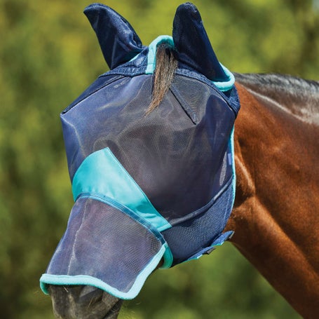 WeatherBeeta ComFiTec Dlx Fine Mesh Fly Mask Ears Nose