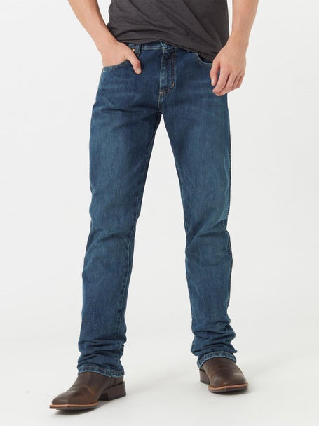 Wrangler Men's Retro Slim Boot Cut River Wash Jeans | Riding Warehouse
