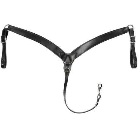 Weaver Leather Classic Black Contoured Breast Collar