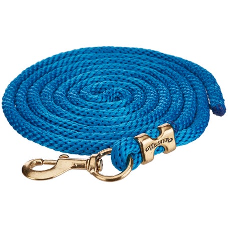 Weaver Solid Poly Lead Line Rope with Brass Snap