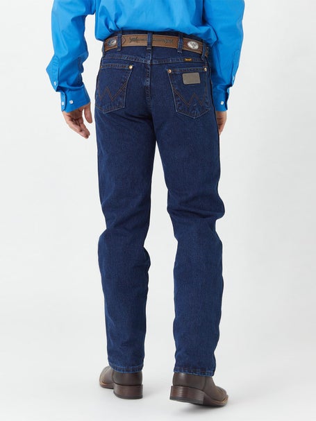 Wrangler Men's Original Fit Cowboy Cut Dark Jeans Riding Warehouse