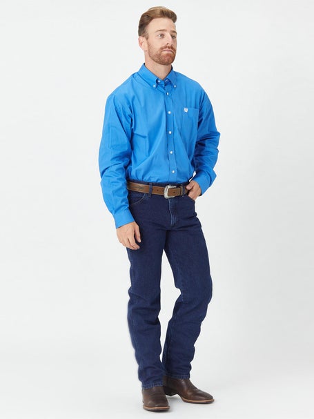 Wrangler Men's Original Fit Cowboy Cut Dark Jeans Riding Warehouse