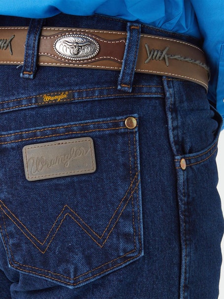 Wrangler Men's Original Fit Cowboy Cut Dark Jeans Riding Warehouse