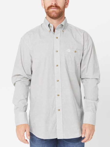 Wrangler Men George Strait One Pocket Button Down Shirt Riding