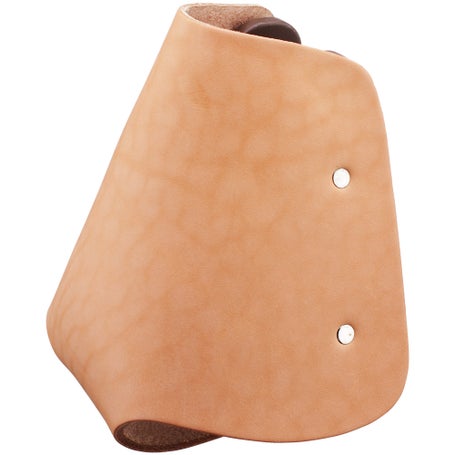 Weaver Pony Western Stirrups with Leather Tapaderos