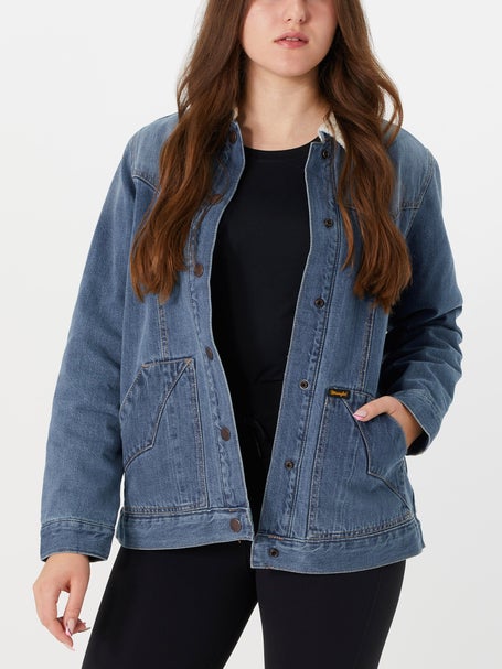 Women's Wrangler Retro® Sherpa Lined Western Denim Jacket