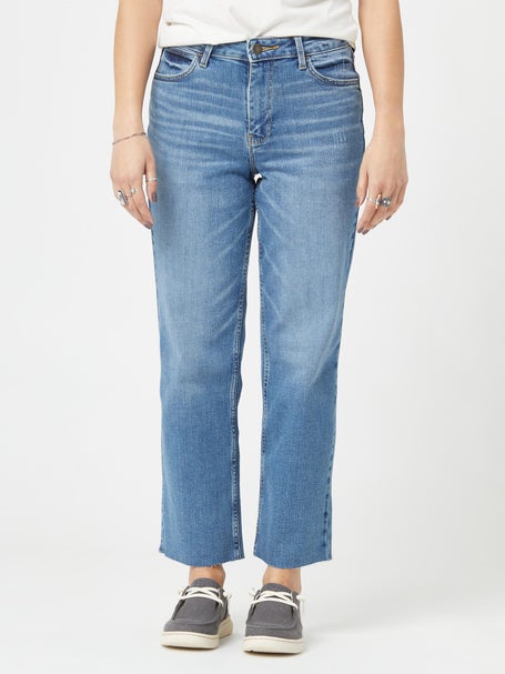 Cropped straight jeans - Women's fashion