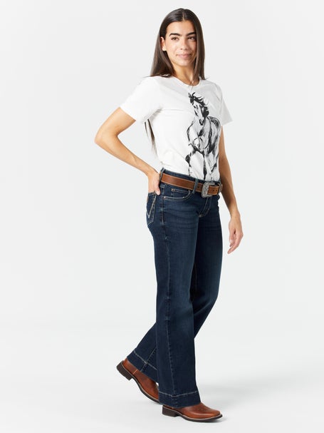 Wrangler Mae Retro Mid-Rise Trouser Jeans - Samantha