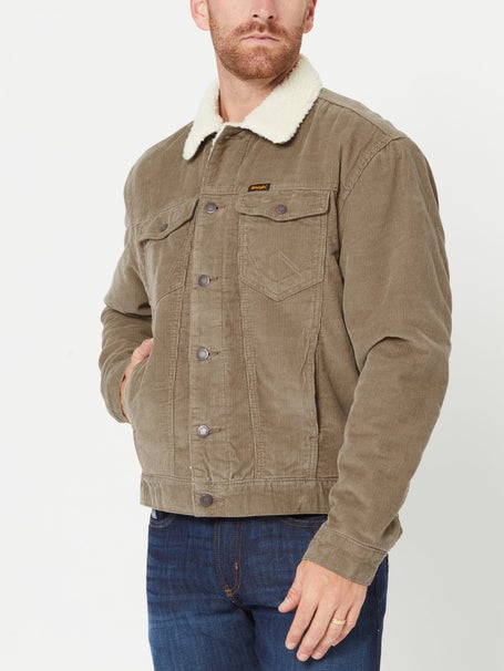 Wrangler Mens Sherpa Lined Corduroy Jacket