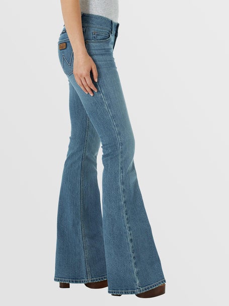 Wrangler Retro The Green Jean High-Rise Flare Trousers