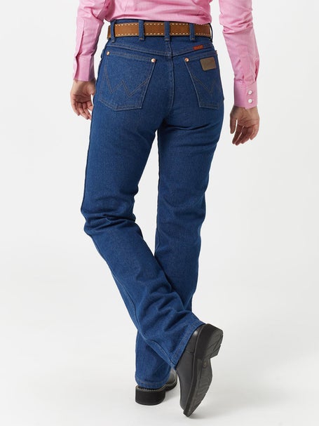 Wrangler Women's Cowboy Cut High Rise Slim Fit Tapered Leg Jean