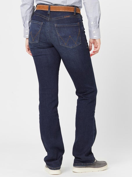 Jean Bootcut Wrangler Femme Taille 26/34 - Ultimate Riding 1, Bleu Délavé Moyen (occasion Parfait état)