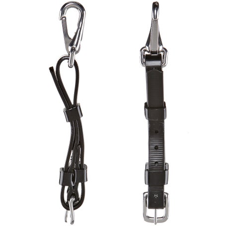 Zilco Bit Hangers/Sponge Straps Pair Black Stainless