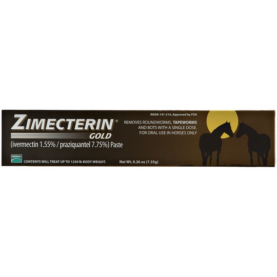 Zimecterin Gold Ivermectin/Praziquantel Horse Dewormer Riding Warehouse