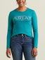 Ariat Women's Serape Logo Long Sleeve Top Shirt