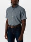 Cinch Men's ArenaFlex Printed Blue Short Sleeve Shirt