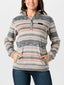 Cinch Women's 1/4 Snap Placket Fleece Pullover