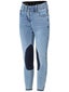 Goode Rider Girl's Kneepatch Equestrian Jeans Breeches