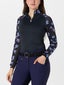  Kastel Denmark Black Floral Long Sleeve Raglan