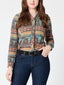 Outback Ladies' Lorelei Printed Performance Snap Shirt