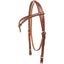 Tory Double & Stitched Knotted Brow Headstall
