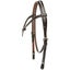 Tory Double & Stitched Knotted Brow Headstall