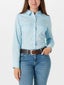 Wrangler Women's Retro Western Long Sleeve Solid Shirt