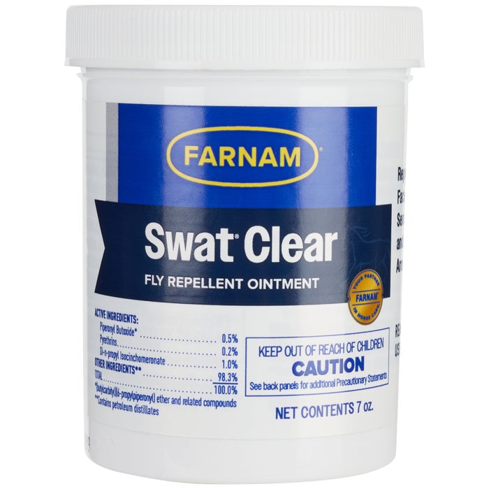 Farnam SWAT Fly Repellent Ointment Salve Clear 7 oz Riding Warehouse