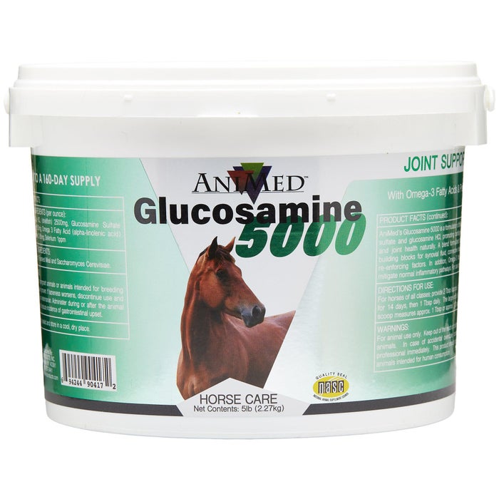 AniMed Glucosamine 5000 Joint Horse Supplement 5 lbs Riding Warehouse