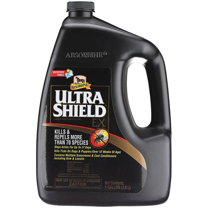 Absorbine UltraShield EX Fly Spray Repellent 1 Gallon Riding Warehouse
