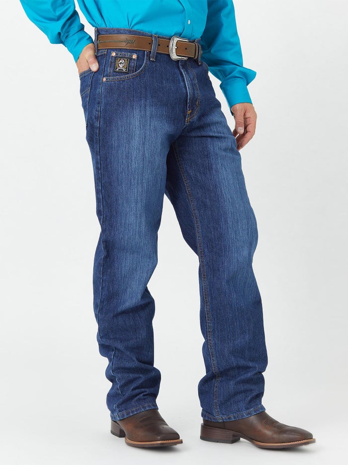 stacked jeans men's black