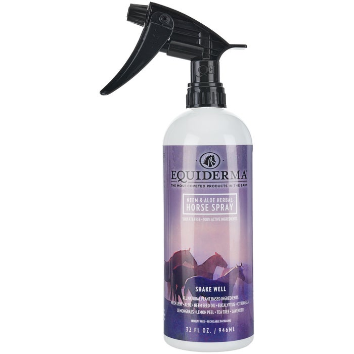 Equiderma Neem & Aloe Natural Horse Fly Spray Riding Warehouse