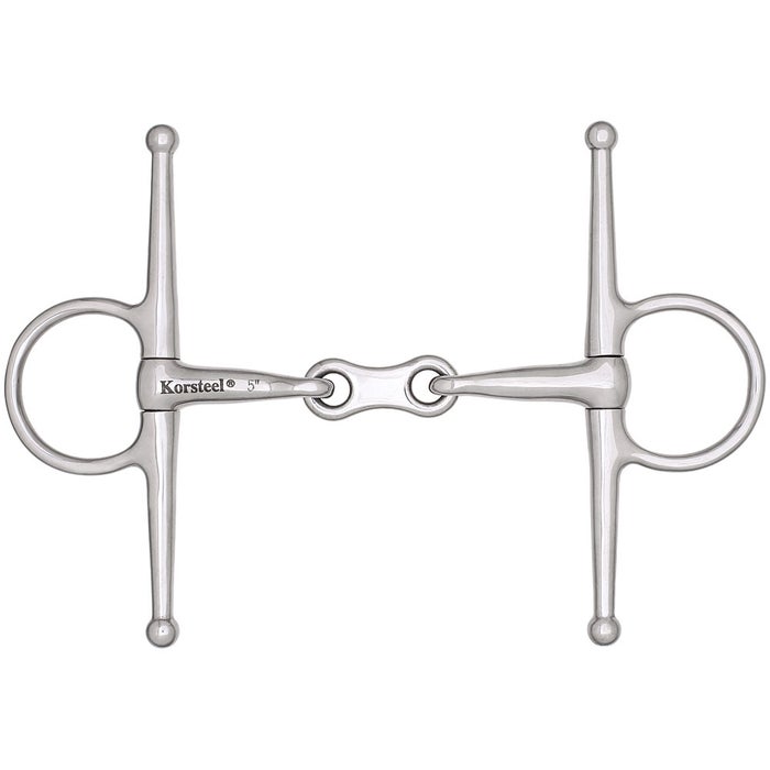 Korsteel French Link Full Cheek Snaffle Bit Riding Warehouse