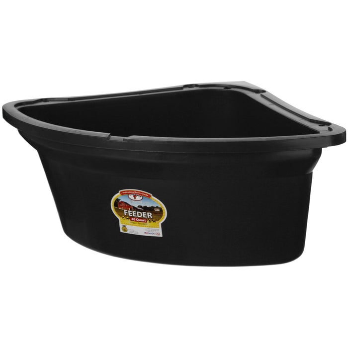 Little Giant 6 Gallon Corner Feeder Black Riding Warehouse