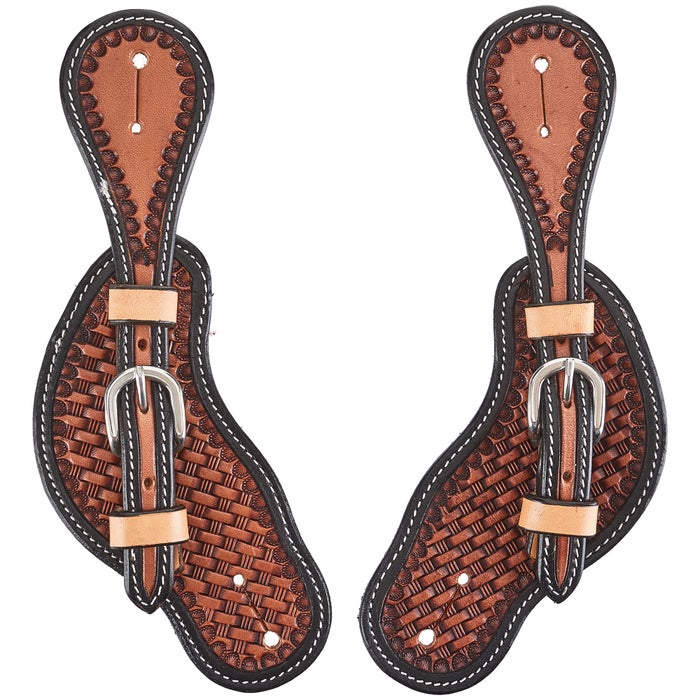 Professional's Choice Ladies' Basketweave Spur Straps - Riding Warehouse