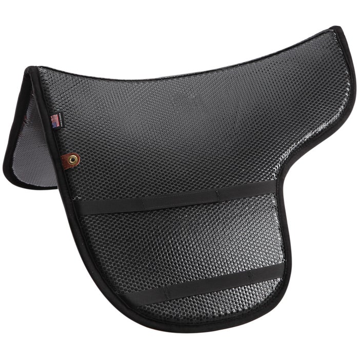 Supracor Cool Grip Black Endurance Saddle Pad Black Riding Warehouse