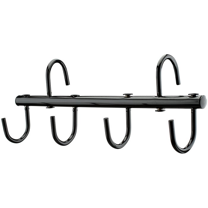 Portable Black Swivel Tack Rack 4Hook Bridle Hanger Riding Warehouse
