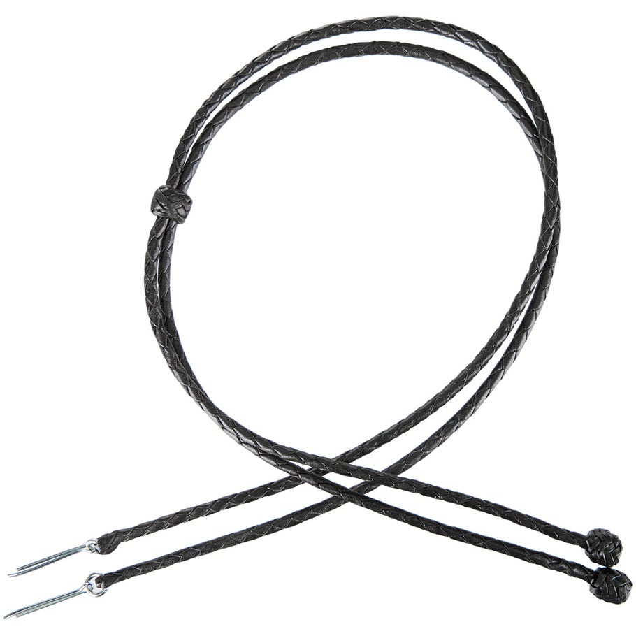 Braided Leather Stampede Strings Riding Warehouse