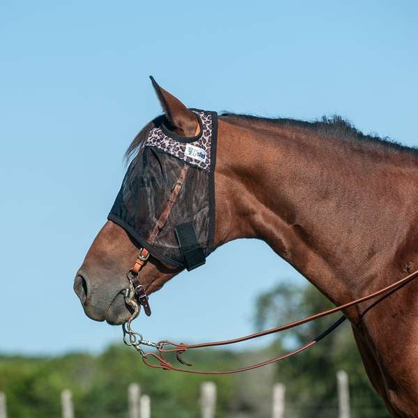 Masque Anti-Mouches Cashel Quiet Ride Standard avec Oreilles - Noir