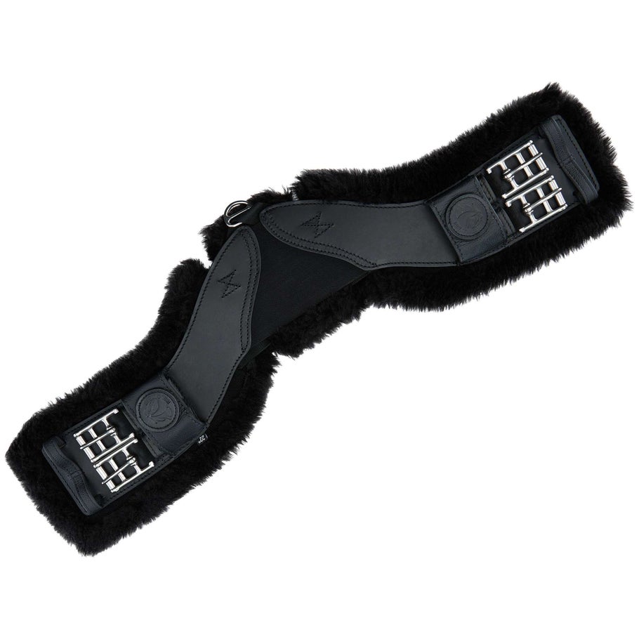 Fleece Dressage Girth With Double Elastic – Sizes 20 To 36, Comfort Fit For Schooling & Showing, Machine Washable