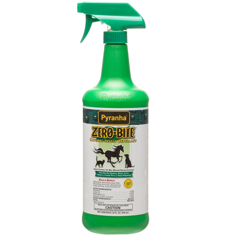 Pyranha Zero Bite Natural Insect Repellent Fly Spray Riding Warehouse