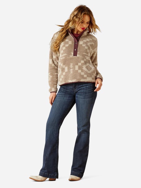 Girls - Modish Rebel Sherpa Pullover - Girl's Sweatshirts in Multi Girls - Modish Rebel Sherpa Pullover - Girl's Sweatshirts in Multi
