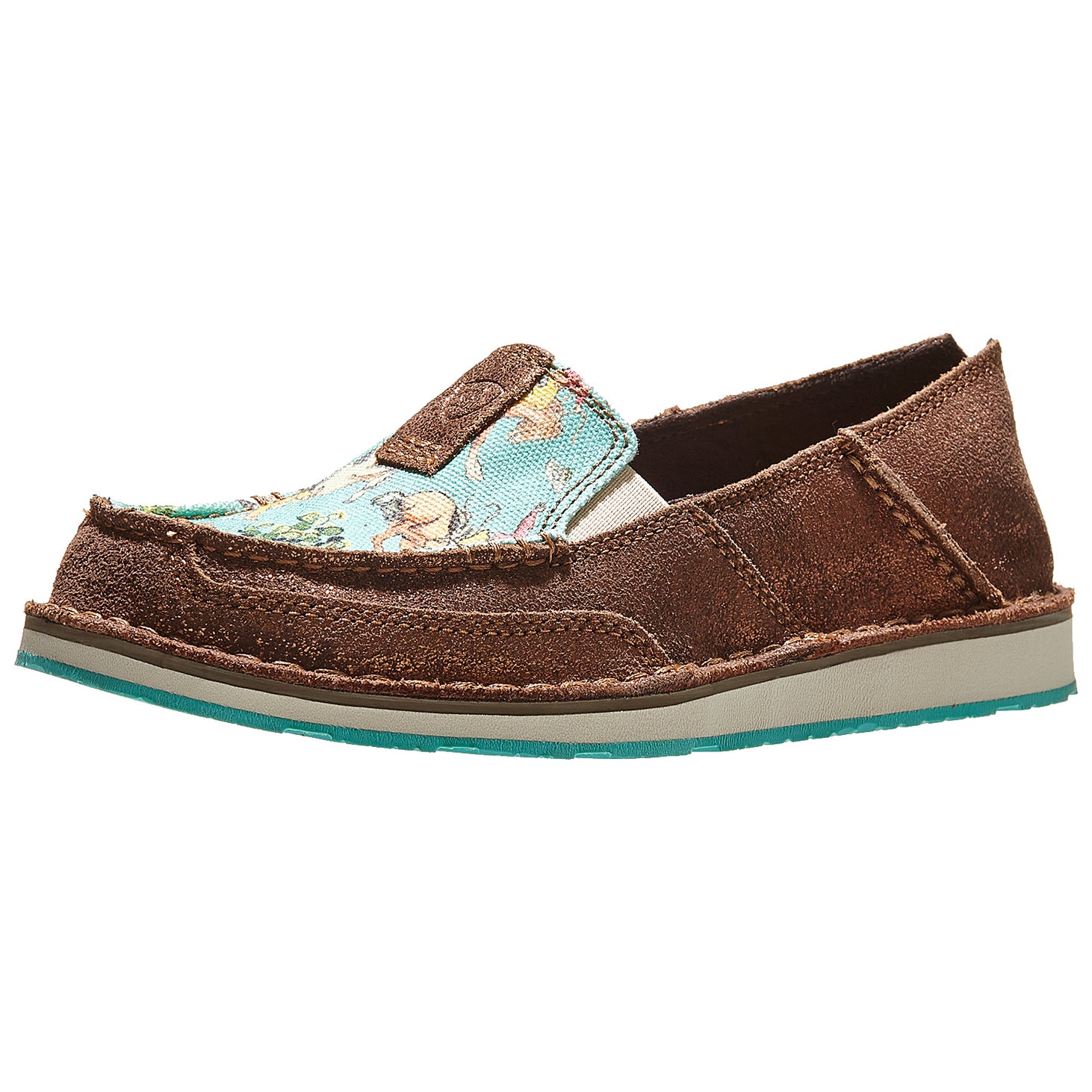 Ariat Western Cruiser Shoes Copper/Bucking Turquoise | Riding Warehouse