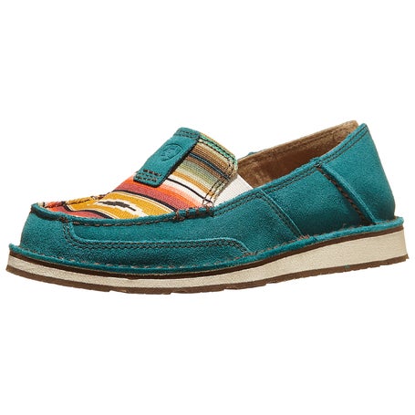 Ariat Western Cruiser Women's Shoes Teal Suede | Riding Warehouse