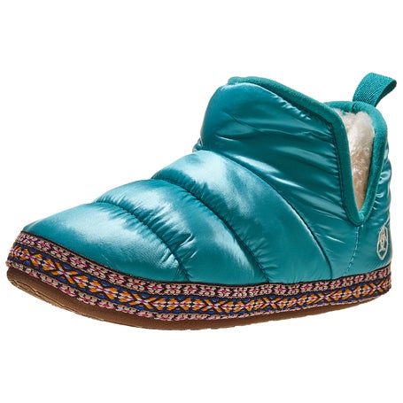 Ariat Womens Insulated Crius Bootie Slippers-Turquoise