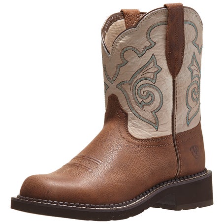 Ariat Womens Fatbaby Heritage Crema Cowboy Boots