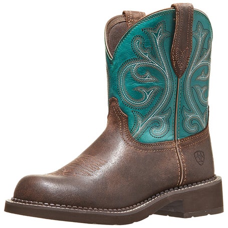 Ariat Womens Fatbaby Heritage Shamrock Boots