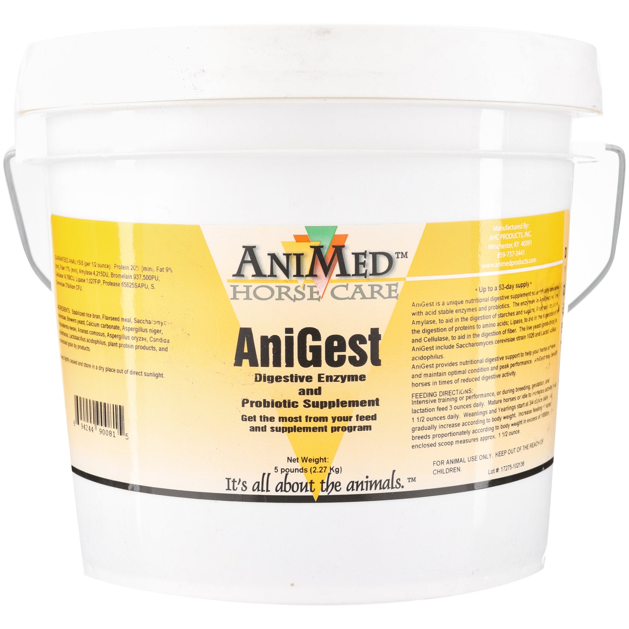 AniMed Anigest Digestive Supplement Riding Warehouse